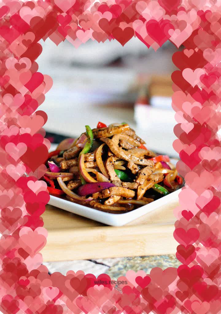 Black pepper beef fillet