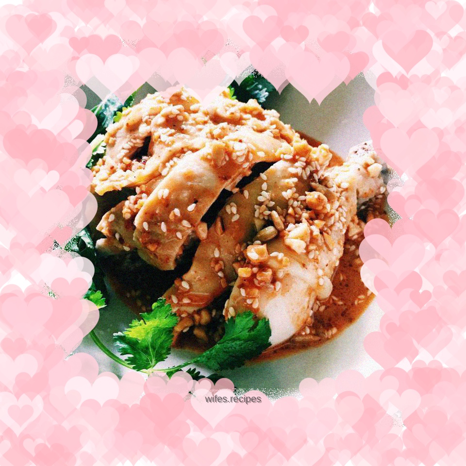 Spicy chicken with saliva