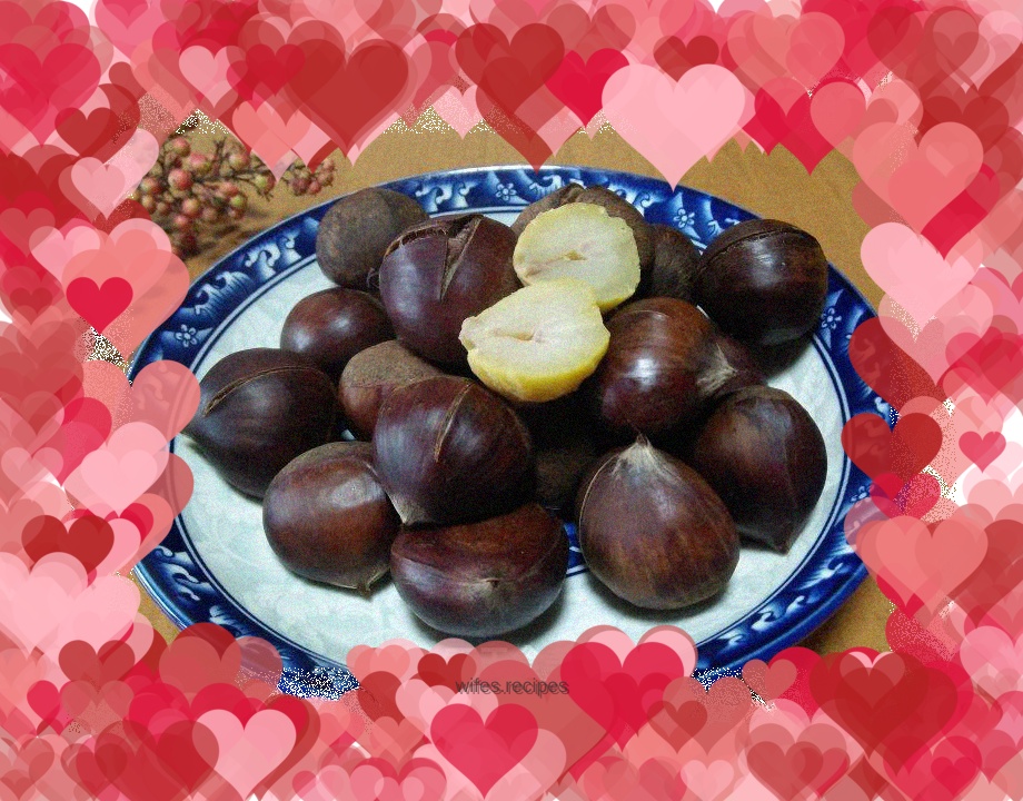 Boiled chestnuts