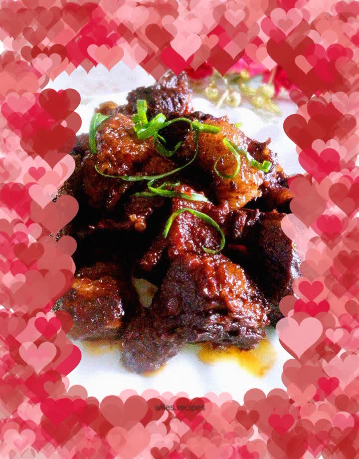 Braised beef brisket