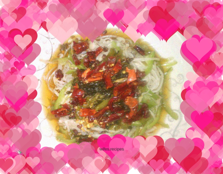 Spicy and Sour Enoki Mushrooms