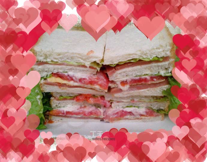 "Kewpie Ham and Egg Sandwich" - a simple nutritious breakfast for office workers