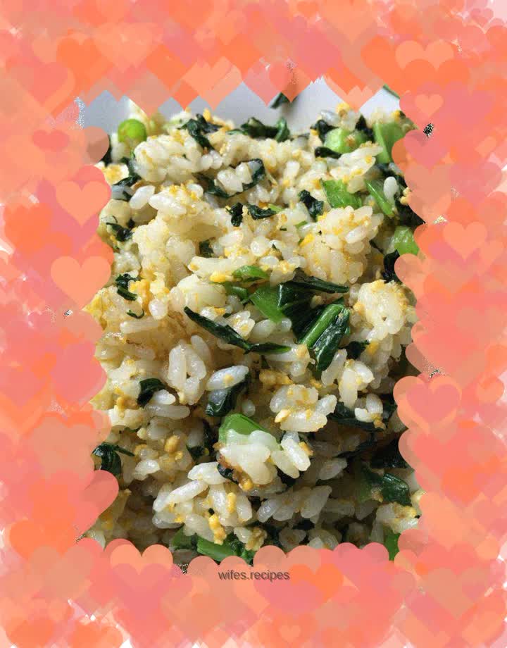 Vegetable and egg fried rice