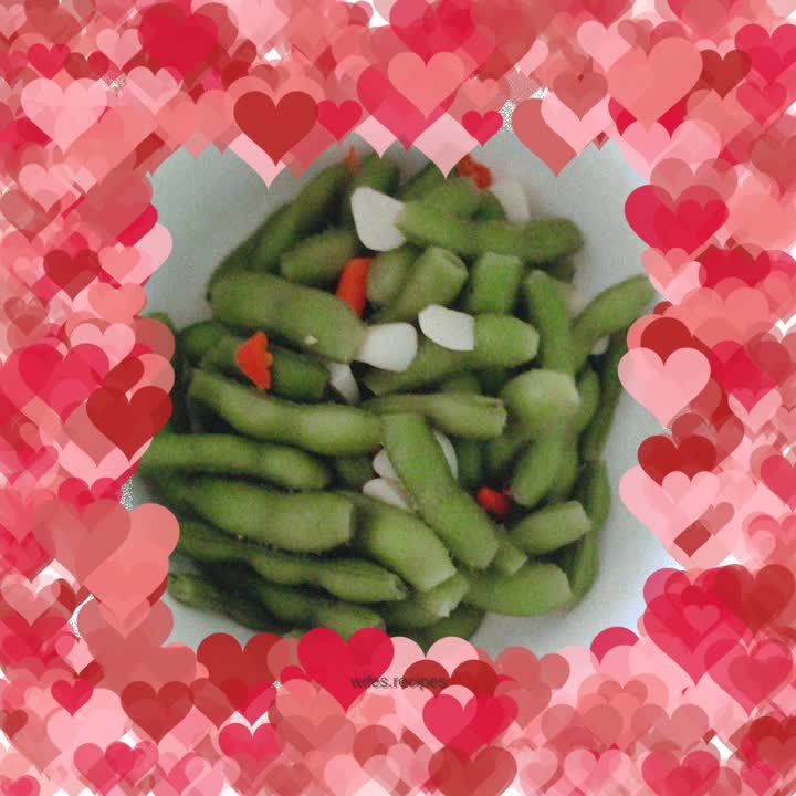 Braised edamame