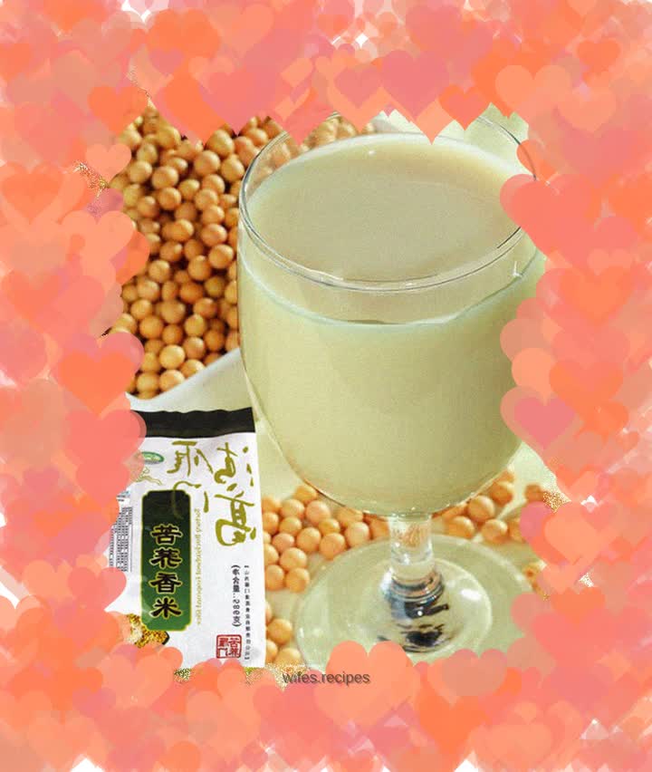 Tartary buckwheat fragrant rice soy milk