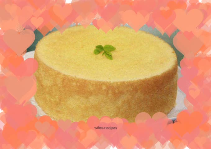 Super soft hot noodle chiffon - further soft chiffon