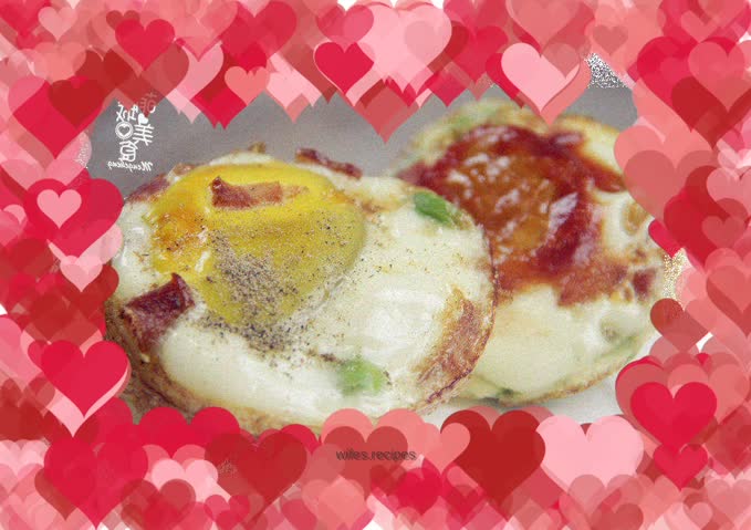 Nutritious breakfast baked eggs