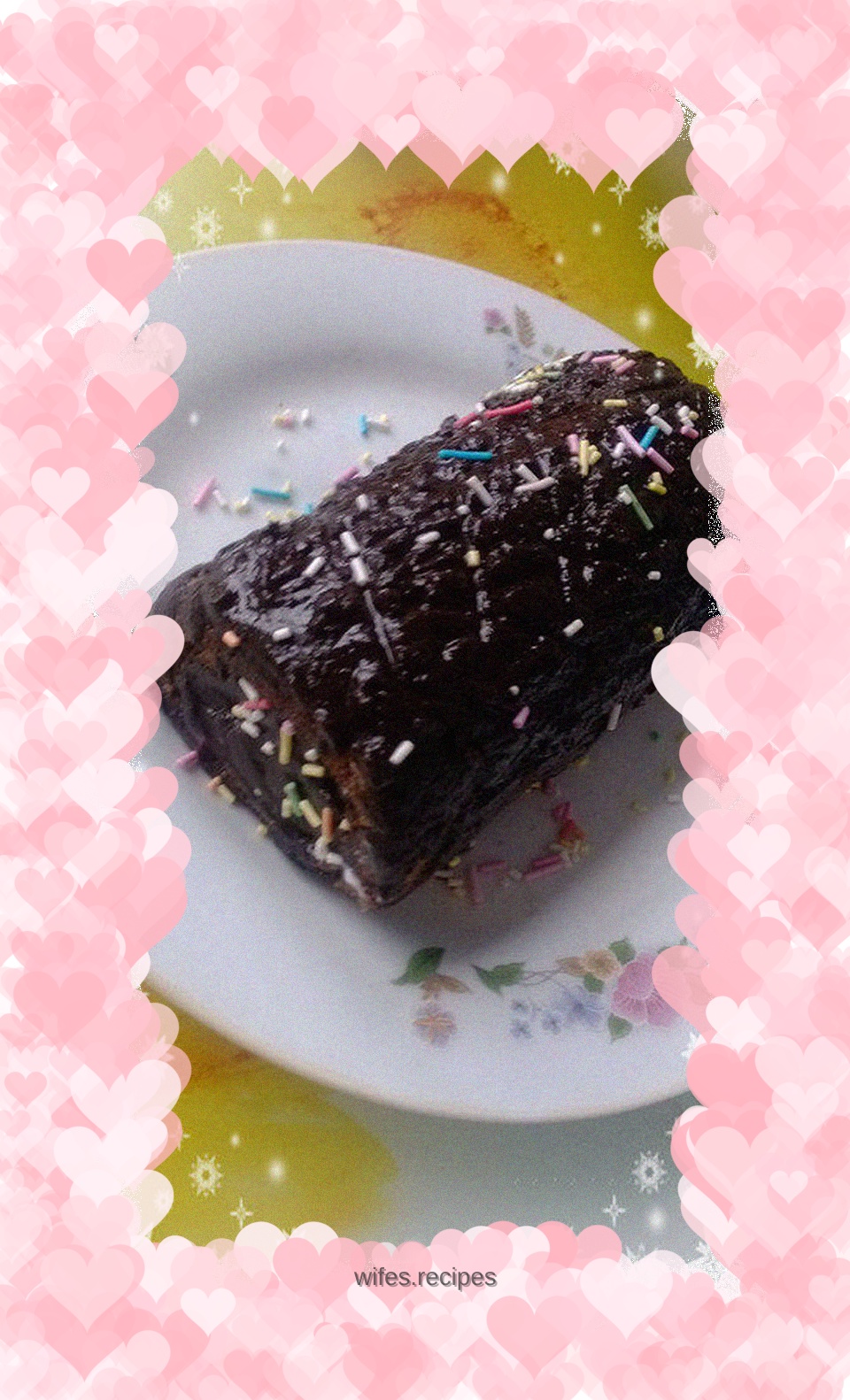 Copycat tree trunk cake