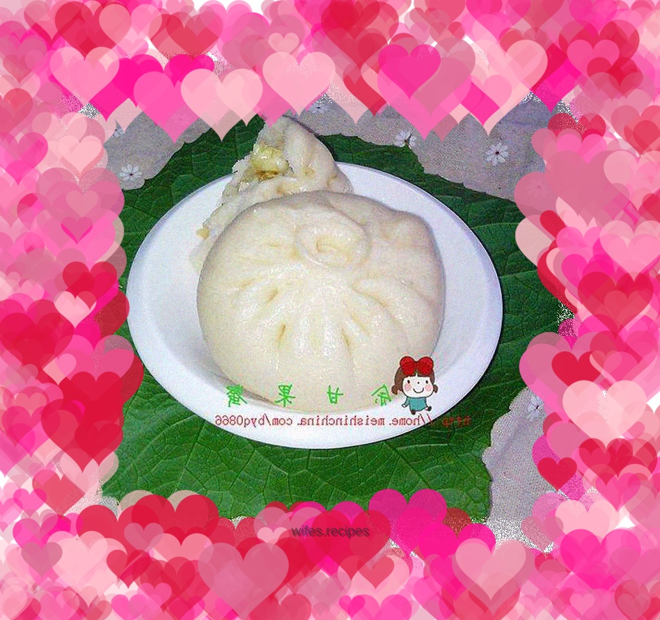Simple and delicious vegetarian steamed buns - double-strain cabbage steamed buns
