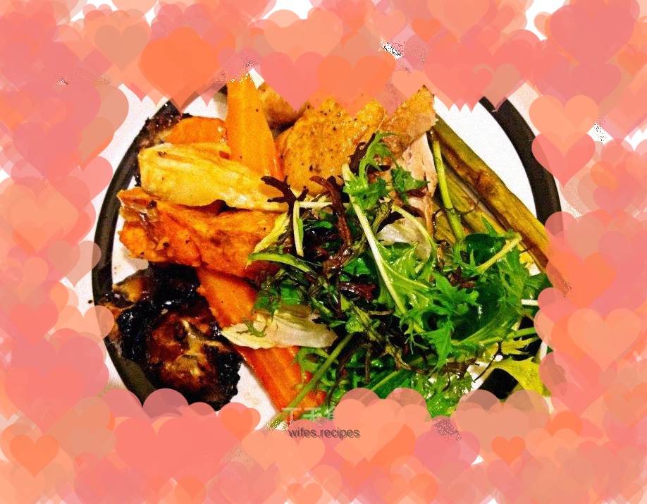 Roasted chicken and vegetables