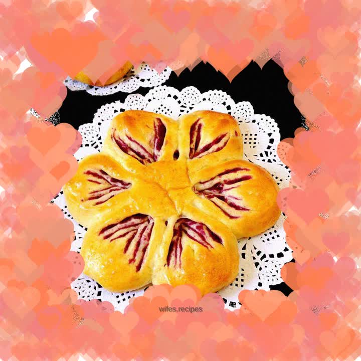 Sunflower Purple Sweet Potato Buns