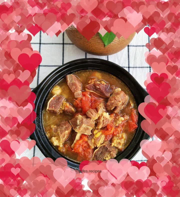 Beef Brisket Stewed with Tomatoes