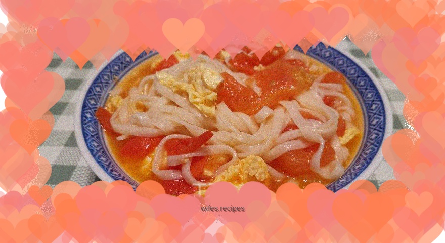 Tomato and egg noodles