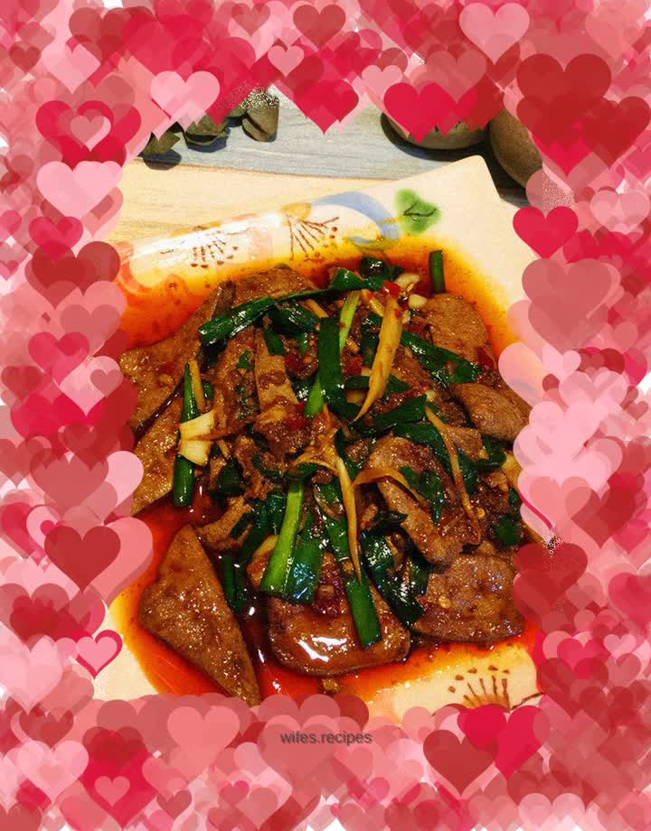Hot Pork Liver