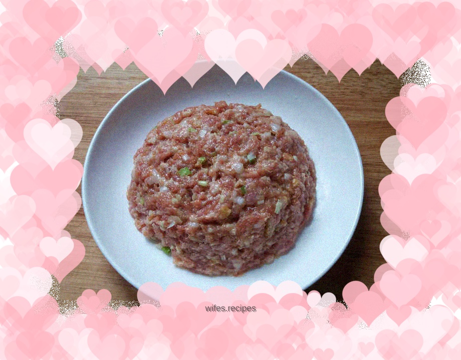 Delicious meat filling