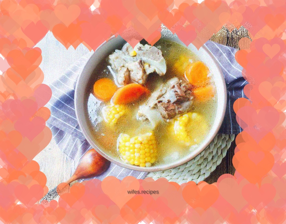 Carrot and Corn Bone Soup
