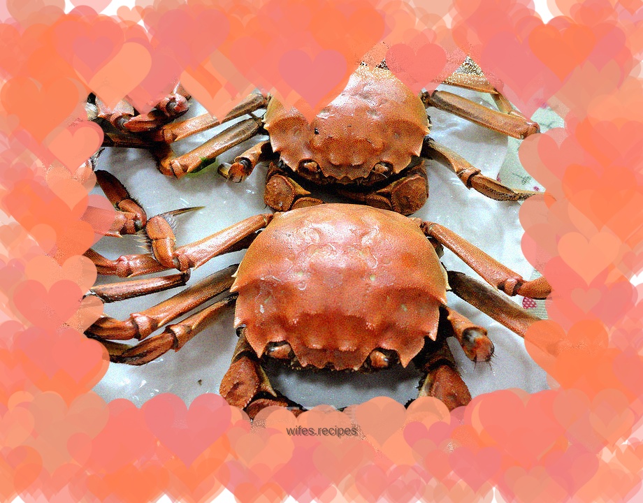 Steamed crab