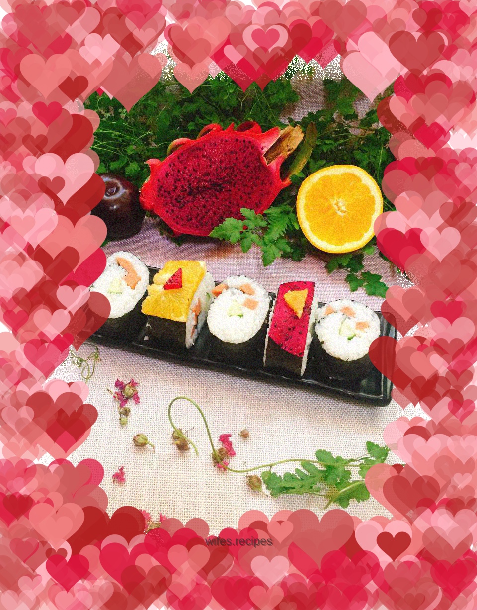 Fruit sushi