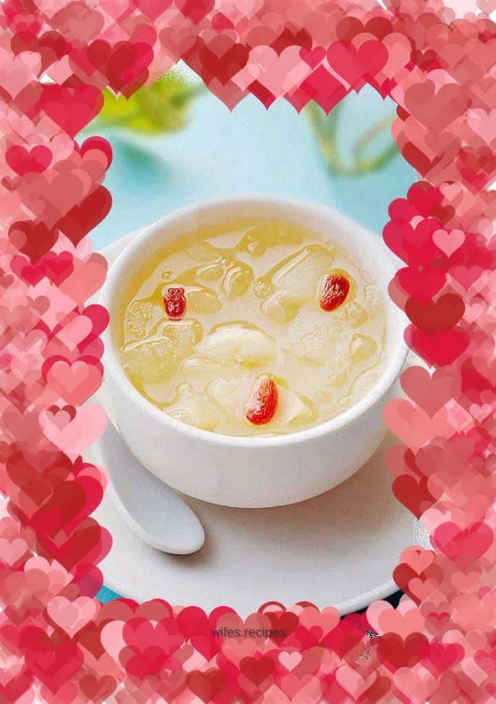 【Tremella lily and snow pear soup】beautifies the skin and clears the lungs