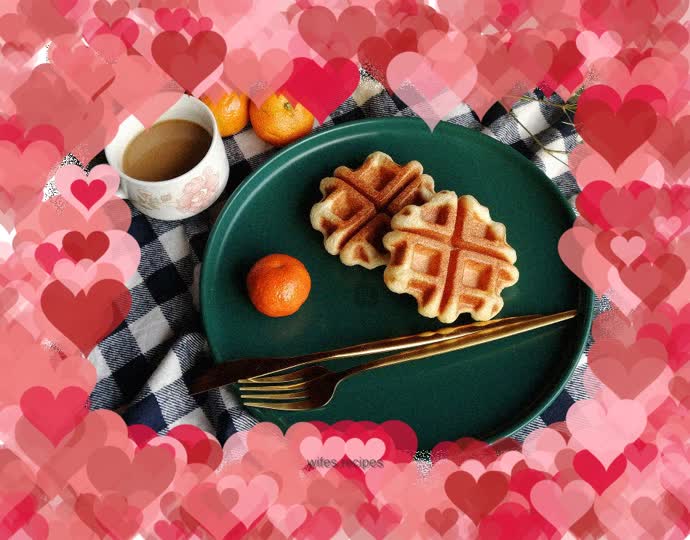 Yeast version of millet waffles