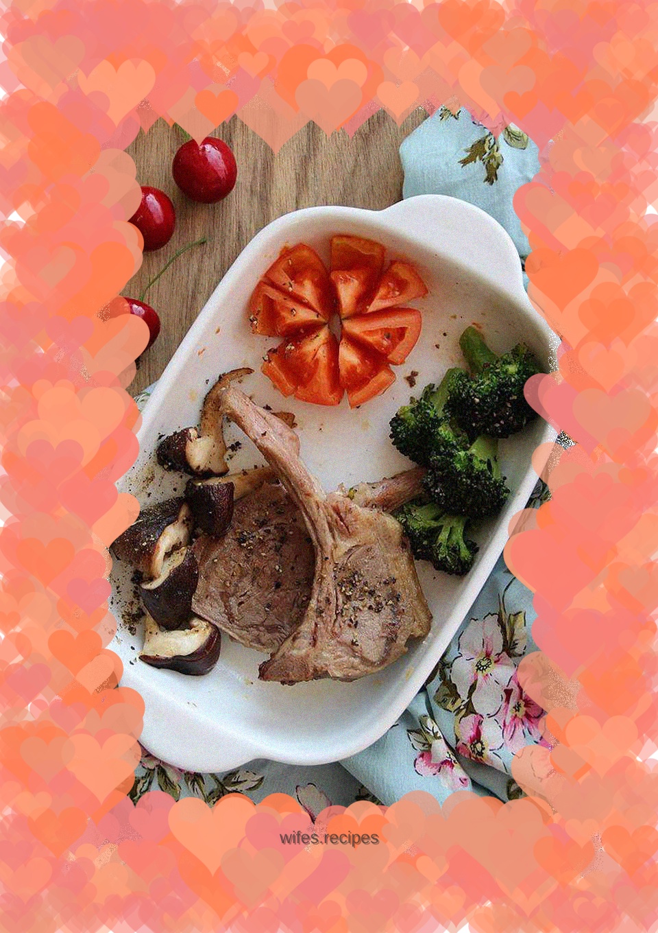 Grilled Black Pepper Lamb Chops