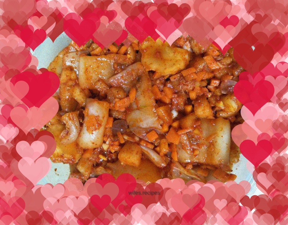 Homemade cabbage kimchi