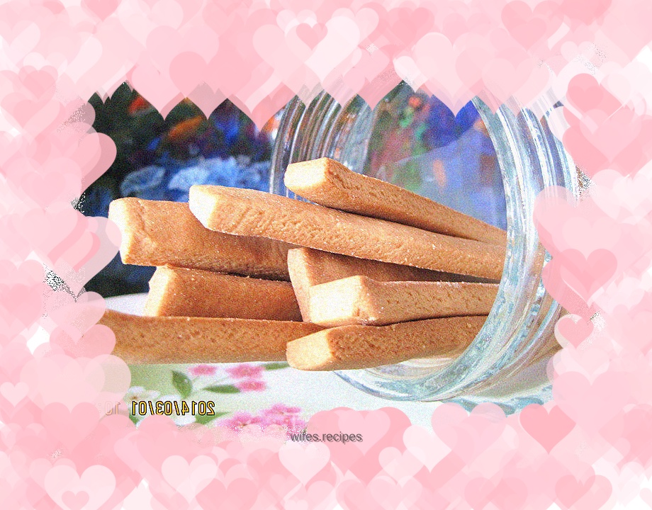 Peach cake stick