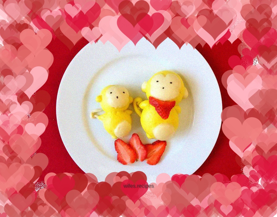 Pumpkin monkey steamed buns