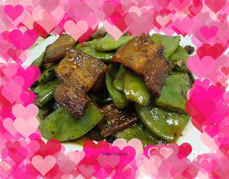 Stir-fried Pork Belly and Lentils