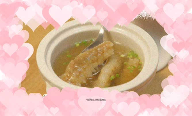 Sea Cucumber Chicken Soup