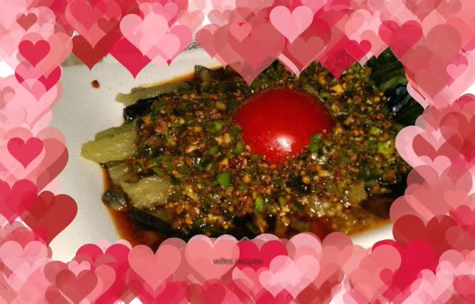 Sichuan style eggplant--original new method