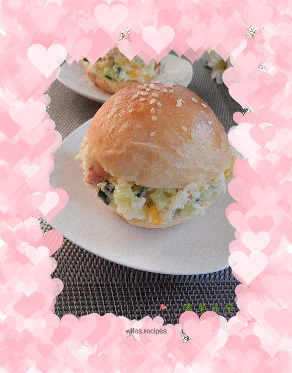 Bacon Potato Salad Burger