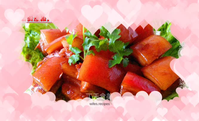 Electric pressure cooker steamed braised pork