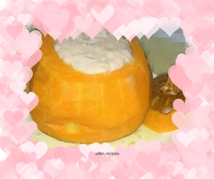 Pumpkin and taro puree