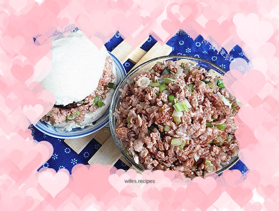 Egg fried shrimp roe sauce