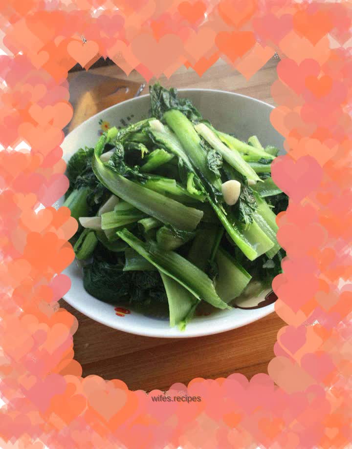 Stir-fried baby cabbage