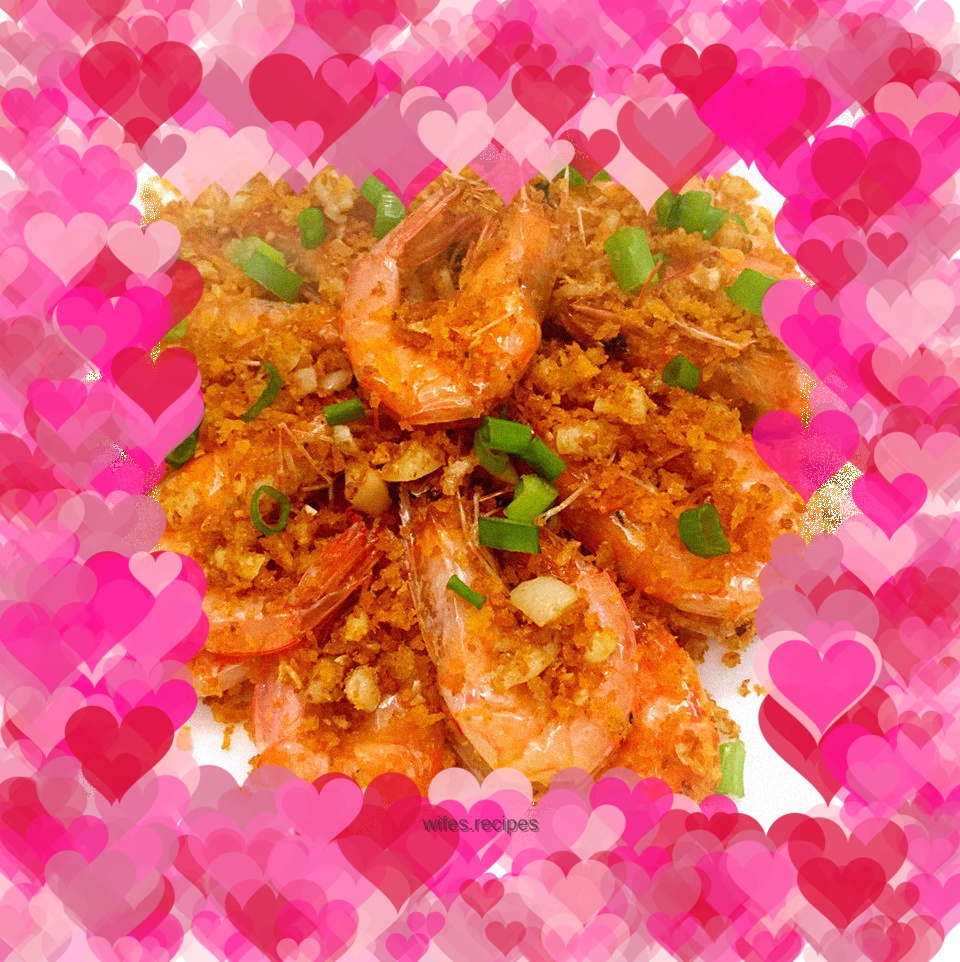 Stir-fried shrimp in typhoon shelter