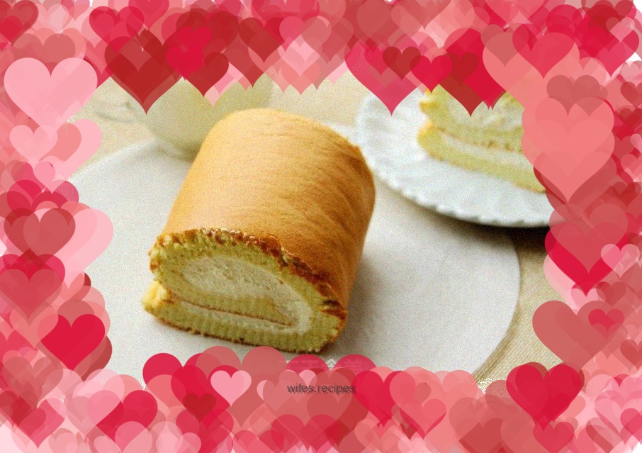Cream cake roll