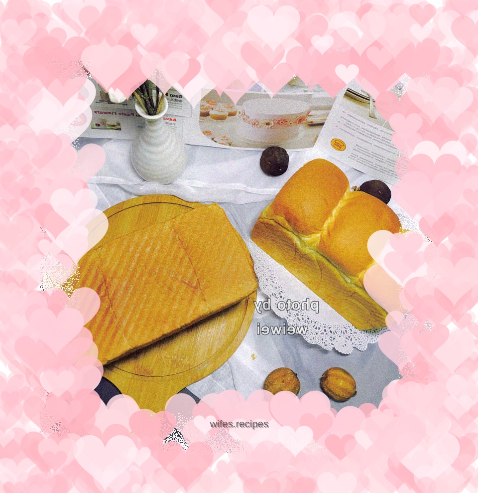 Condensed milk toast (one-time fermentation method)