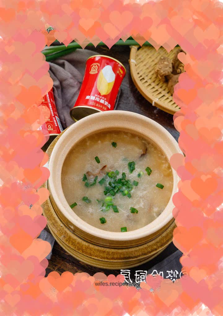 Mushroom and Chicken Porridge