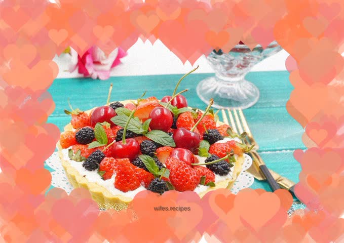 Cream Fruit Tart