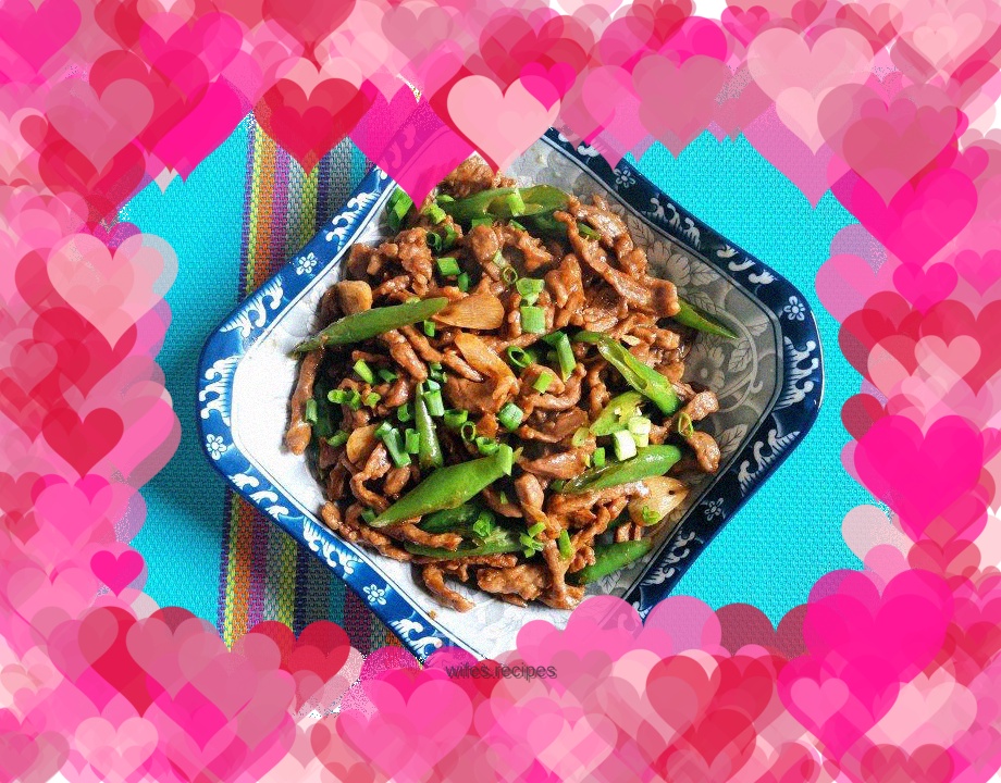 Stir-fried beef with pepper