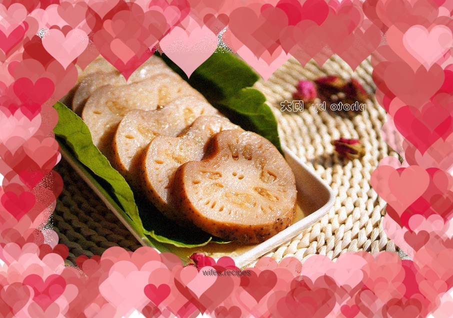 Glutinous rice and lotus root