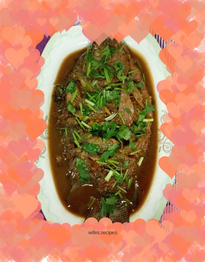 Braised tilapia