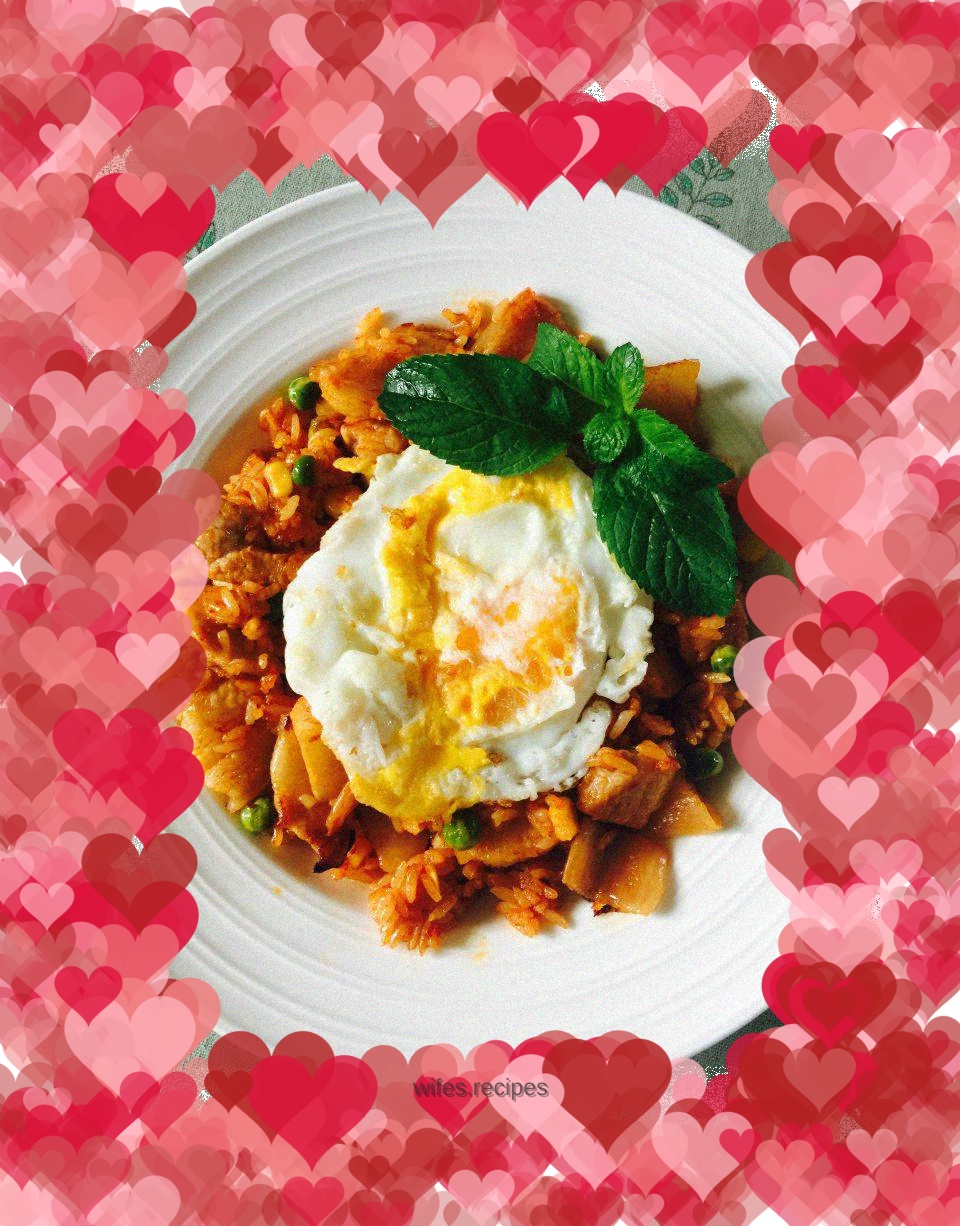 Kimchi Pork Belly Fried Rice