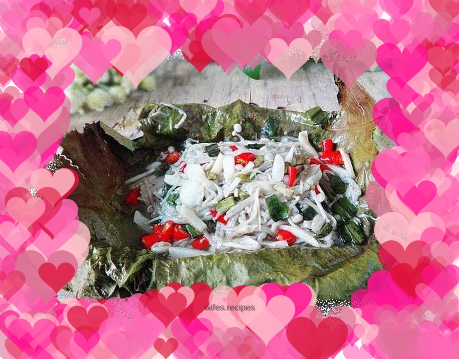 Braised Enoki Mushrooms