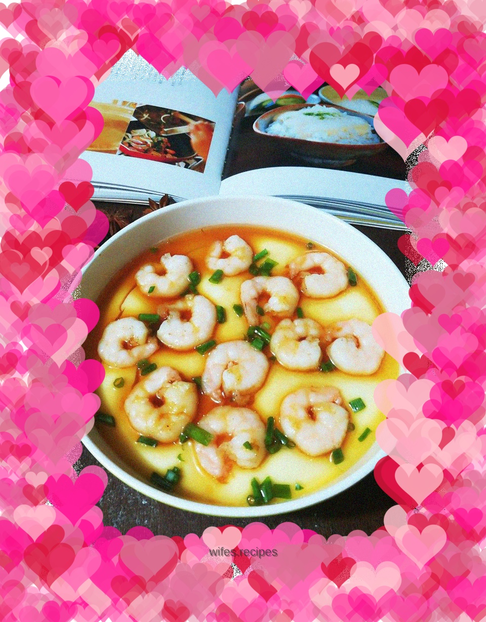 Steamed Egg with Shrimp