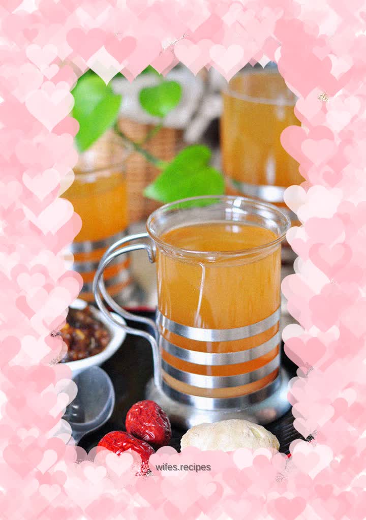 Ginger jujube tea