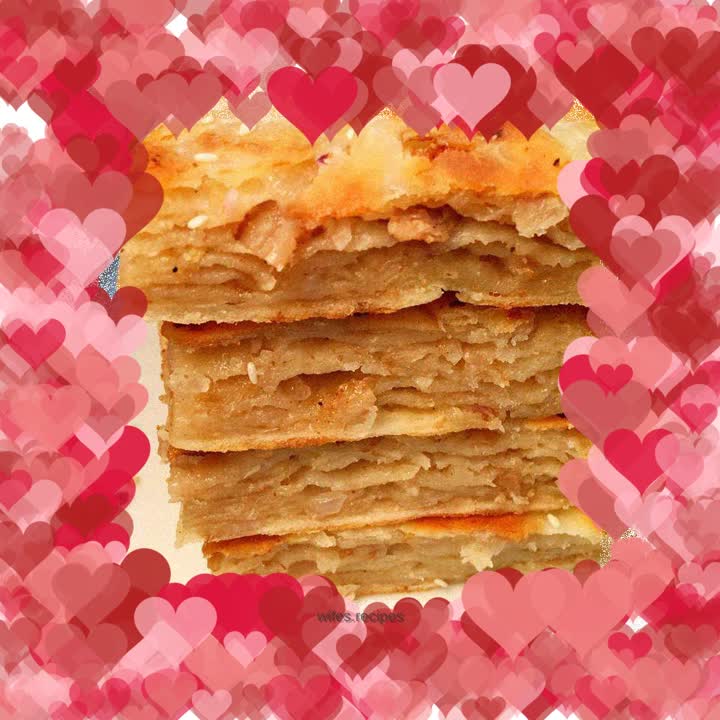 Thousand Layer Onion Bolognese Pie