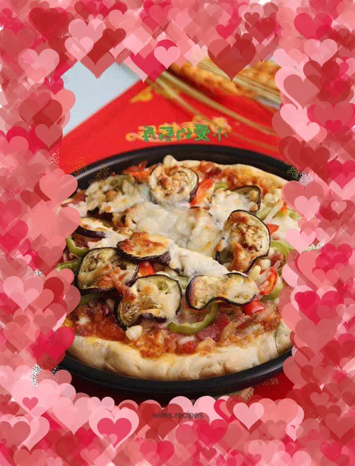 Bacon and Eggplant Pizza